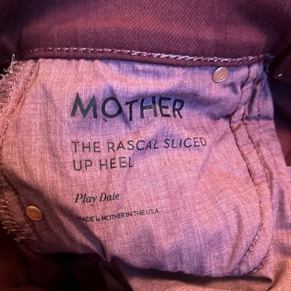 NWT! MOTHER The Rascal Sliced Up Heel! - Picture 12 of 13